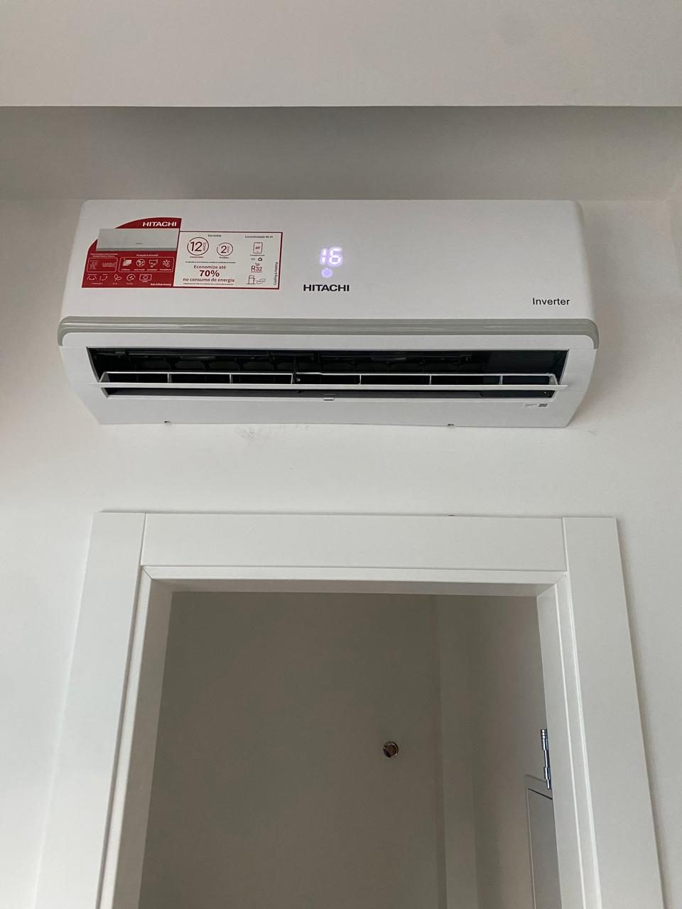 Ar-condicionado Hitachi instalado pela Top Climatização
